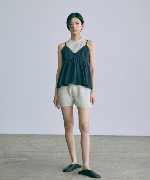 EN NEUME（エンノイム）の「【Set Up】High Waist Knit Shorts（その他パンツ・レディース・ブラウン/ピンク/ミント/イエロー・FREE）」の13枚目の写真