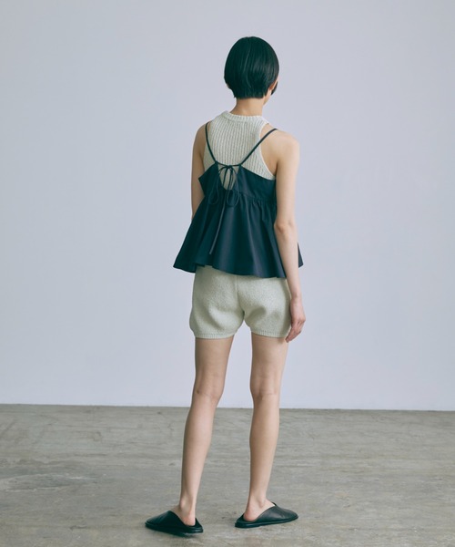 EN NEUME（エンノイム）の「【Set Up】High Waist Knit Shorts（その他パンツ・レディース・ブラウン/ピンク/ミント/イエロー・FREE）」の15枚目の写真