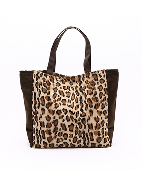 HEAD PORTER（ヘッドポーター）の「MOMBASA/SHOPPING BAG (L)（トートバッグ・メンズ・その他1/レオパード・FREE）」の4枚目の写真