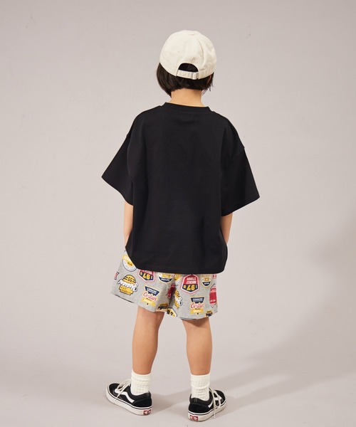 PAIRMANON STREET（ペアマノンストリート）の「【摩擦に強いミニ裏毛】【PAIRMANON STREET】総柄 ショートパンツ（その他パンツ・キッズ・パープル/ベージュ系その他/ホワイト系その他/ブラック/ベージュ/グレー・150/120/130/90/100/110/140/160）」の14枚目の写真