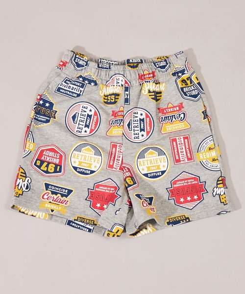 PAIRMANON STREET（ペアマノンストリート）の「【摩擦に強いミニ裏毛】【PAIRMANON STREET】総柄 ショートパンツ（その他パンツ・キッズ・パープル/ベージュ系その他/ホワイト系その他/ブラック/ベージュ/グレー・150/120/130/90/100/110/140/160）」の15枚目の写真