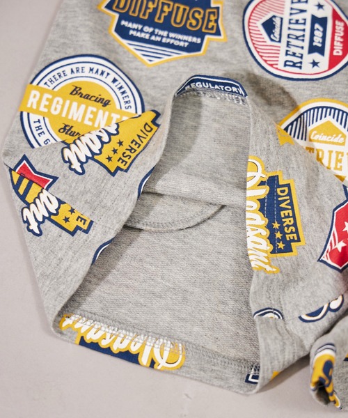 PAIRMANON STREET（ペアマノンストリート）の「【摩擦に強いミニ裏毛】【PAIRMANON STREET】総柄 ショートパンツ（その他パンツ・キッズ・パープル/ベージュ系その他/ホワイト系その他/ブラック/ベージュ/グレー・150/120/130/90/100/110/140/160）」の17枚目の写真