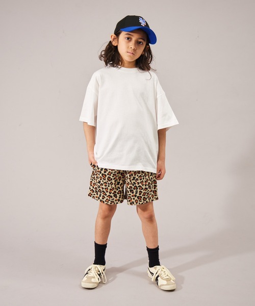 PAIRMANON STREET（ペアマノンストリート）の「【摩擦に強いミニ裏毛】【PAIRMANON STREET】総柄 ショートパンツ（その他パンツ・キッズ・パープル/ベージュ系その他/ホワイト系その他/ブラック/ベージュ/グレー・150/120/130/90/100/110/140/160）」の21枚目の写真