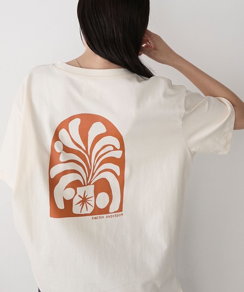 AmericanaJeansfactoryバックプリントTシャツ Amazon | [クインテット] タイガー バックプリント リンガーT