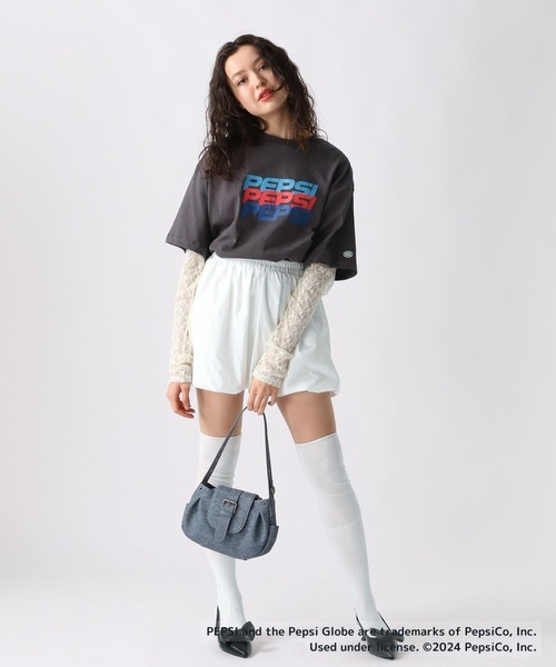 FOREVER 21（フォーエバー トゥエンティーワン）の「【2025SS】バルーンミニスカート（スカート・レディース・ブラック/オフホワイト・FREE）」の6枚目の写真