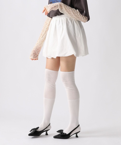 あーちゃん　リバティ　ワンダーフォーゲル　スカート セール】【2025SS】レースドッキングミディスカート（スカート