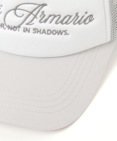 repipi armario（レピピ アルマリオ）の「ラインストーンメッシュキャップ（キャップ・キッズ・グレー/ネイビー/ブラック・FREE）」の7枚目の写真