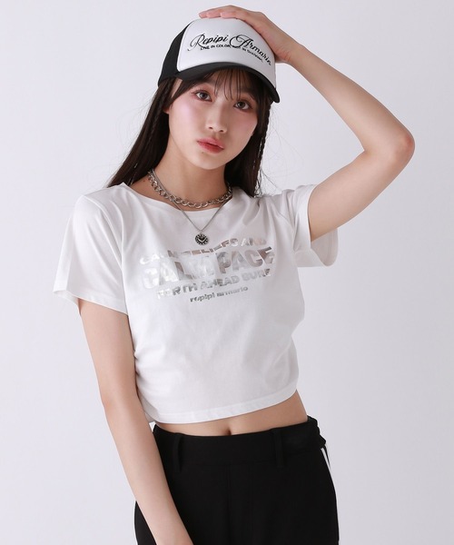 repipi armario（レピピ アルマリオ）の「ラインストーンメッシュキャップ（キャップ・キッズ・グレー/ネイビー/ブラック・FREE）」の13枚目の写真