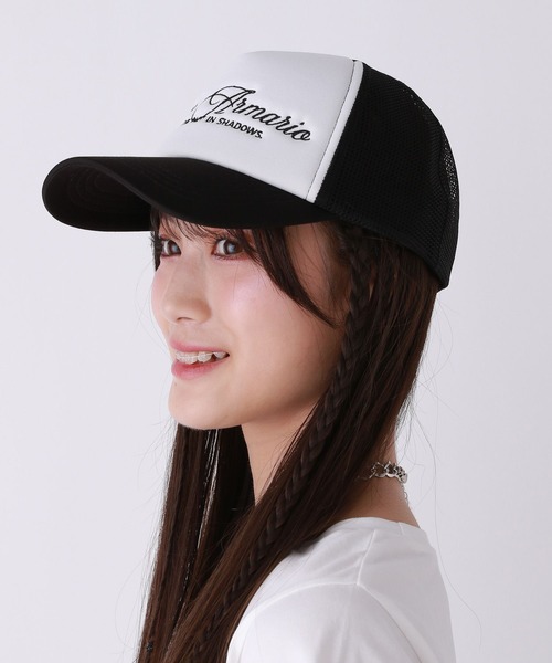 repipi armario（レピピ アルマリオ）の「ラインストーンメッシュキャップ（キャップ・キッズ・グレー/ネイビー/ブラック・FREE）」の15枚目の写真