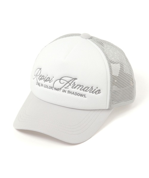 repipi armario（レピピ アルマリオ）の「ラインストーンメッシュキャップ（キャップ・キッズ・グレー/ネイビー/ブラック・FREE）」の19枚目の写真