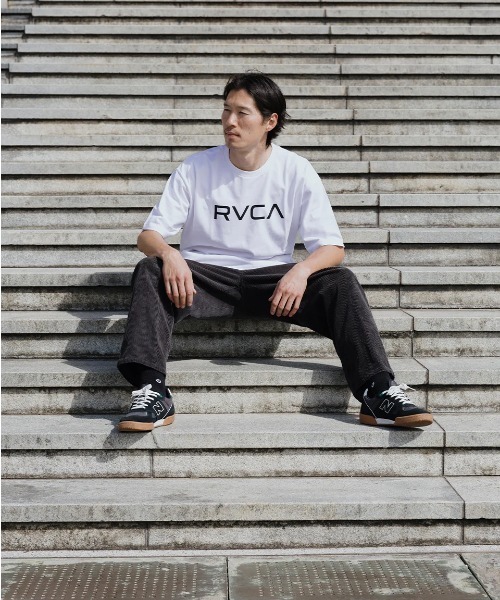 RVCA（ルーカ）の「RVCA メンズ BLINDER BOX SS Tシャツ 【2025年夏モデル】/ルーカ半袖バックプリントロゴTシャツ（Tシャツ/カットソー・メンズ・ブラック/ホワイト/ピンク/ブルー系その他/スミクロ・LARGE/MEDIUM/SMALL/X-LARGE）」の6枚目の写真