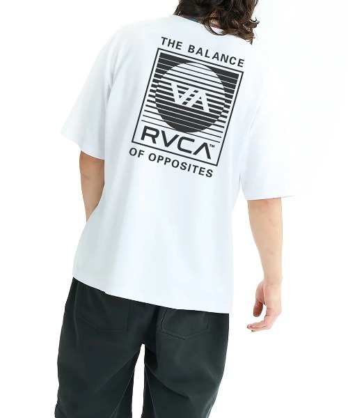 RVCA（ルーカ）の「RVCA メンズ BLINDER BOX SS Tシャツ 【2025年夏モデル】/ルーカ半袖バックプリントロゴTシャツ（Tシャツ/カットソー・メンズ・ブラック/ホワイト/ピンク/ブルー系その他/スミクロ・LARGE/MEDIUM/SMALL/X-LARGE）」の9枚目の写真