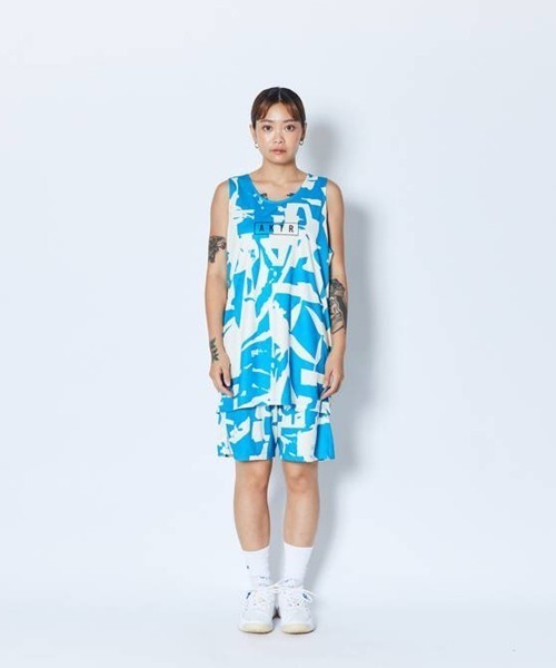 AKTR(アクター)の「AKTR CUT-UP CAMO TANK(アクター カットアップ カモ タンク)(タンクトップ・メンズ・ブルー系・XX-LARGE/MEDIUM)」の7枚目の写真