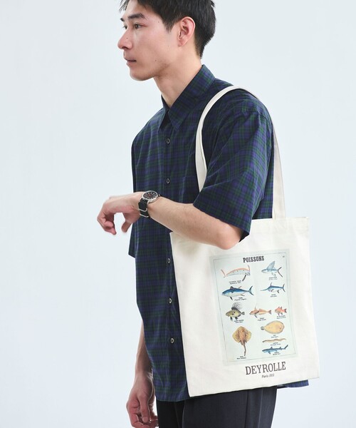 green label relaxing(グリーンレーベルリラクシング)の「DEYROLLE GLR キャンバス トートバッグ(トートバッグ・メンズ・その他3/その他2/その他1・FREE)」の3枚目の写真