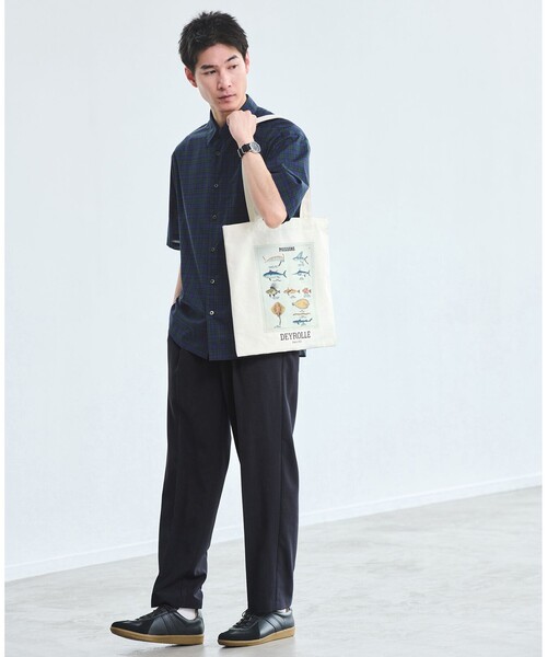 green label relaxing(グリーンレーベルリラクシング)の「DEYROLLE GLR キャンバス トートバッグ(トートバッグ・メンズ・その他3/その他2/その他1・FREE)」の4枚目の写真