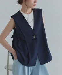 ジレ」に該当するブルー・ネイビー/青色系のファッション通販 - ZOZOTOWN