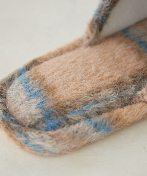 SAHIR(サヒール)の「【SAHIR サヒール】Checked Roomshoes(ルームシューズ/スリッパ・レディース・オレンジ/グリーン・0)」の15枚目の写真