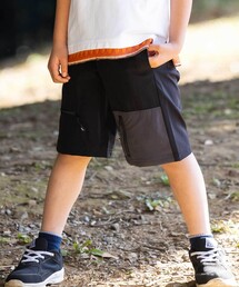 WASK（ワスク）の「5.5分丈ファスナーポケットパンツ(100~160cm)（その他パンツ）」