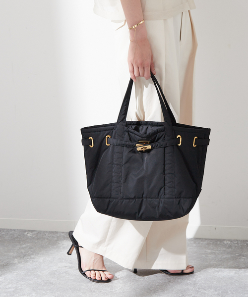 sita parantica(シータパランティカ)の「《追加3》【SITA PARANTICA/シータパランティカ】TOTE PE M:トートバッグ(トートバッグ・レディース・ブラック・FREE)」の2枚目の写真