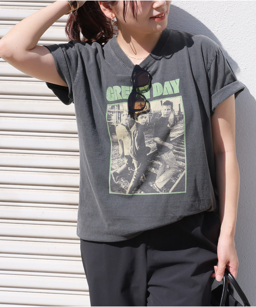 JOURNAL STANDARD（ジャーナルスタンダード）の「GREEN DAY TEE（Tシャツ/カットソー・レディース・ホワイト/ピンク/ブラック系その他・FREE）」の3枚目の写真