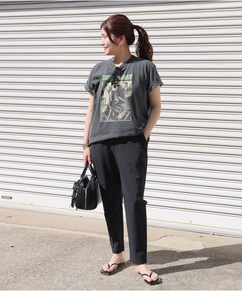 JOURNAL STANDARD（ジャーナルスタンダード）の「GREEN DAY TEE（Tシャツ/カットソー・レディース・ホワイト/ピンク/ブラック系その他・FREE）」の4枚目の写真