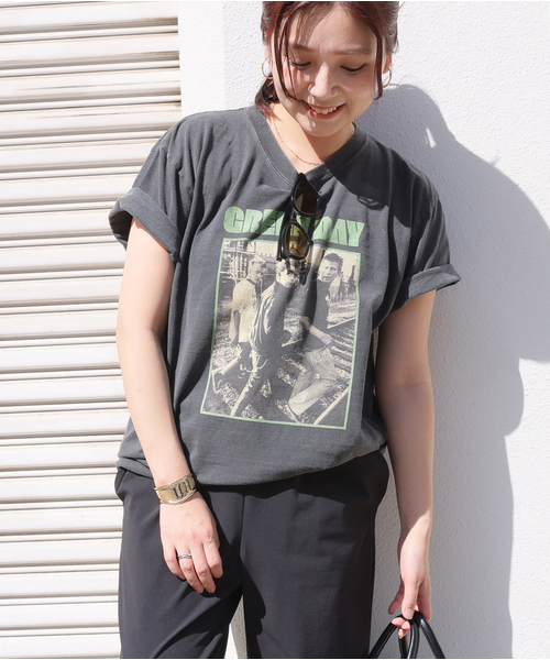 JOURNAL STANDARD（ジャーナルスタンダード）の「GREEN DAY TEE（Tシャツ/カットソー・レディース・ホワイト/ピンク/ブラック系その他・FREE）」の11枚目の写真