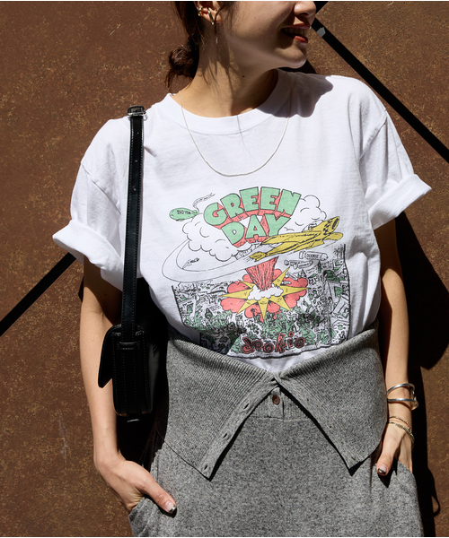 JOURNAL STANDARD（ジャーナルスタンダード）の「GREEN DAY TEE（Tシャツ/カットソー・レディース・ホワイト/ピンク/ブラック系その他・FREE）」の15枚目の写真