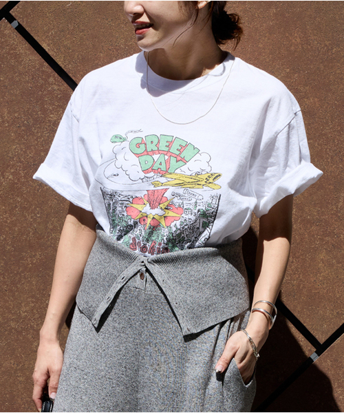 JOURNAL STANDARD（ジャーナルスタンダード）の「GREEN DAY TEE（Tシャツ/カットソー・レディース・ホワイト/ピンク/ブラック系その他・FREE）」の16枚目の写真