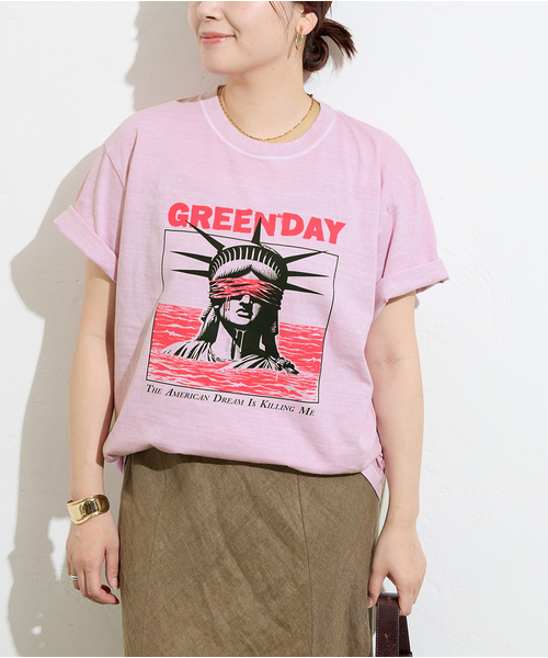 JOURNAL STANDARD（ジャーナルスタンダード）の「GREEN DAY TEE（Tシャツ/カットソー・レディース・ホワイト/ピンク/ブラック系その他・FREE）」の20枚目の写真