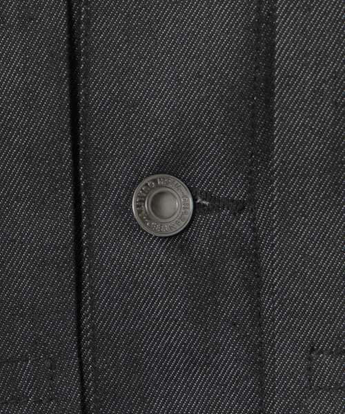 B.C STOCK（ベーセーストック）の「8.5oz テンセルデニムジャケット（デニムジャケット・メンズ・ネイビー/ブラック・MEDIUM/LARGE）」の21枚目の写真