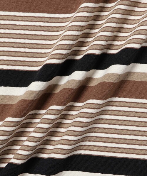 Saturdays NYC（サタデーズ ニューヨークシティ ）の「Border Stripe Relaxed SS Tee（Tシャツ/カットソー・メンズ・グレー/オフホワイト/ブラック・L/M/S/XL）」の21枚目の写真