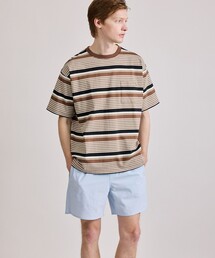 Border Stripe Relaxed SS Tee