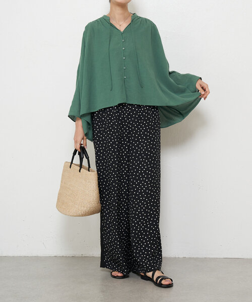 BEARDSLEY（ビアズリー）の「コットンシフォンギャザーシャツ（シャツ