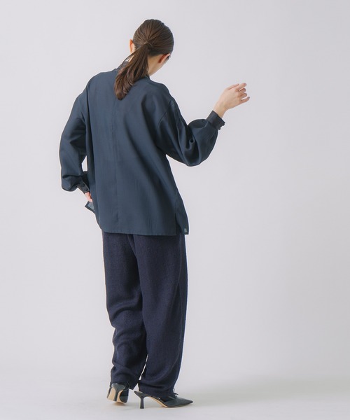 WHYTO.（ホワイト）の「「WHYTO. / ホワイト」ネップツイードトラウザー（その他パンツ・レディース・ネイビー/グレー/ブラック・36/38）」の18枚目の写真