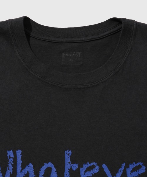 TANGTANG（タンタン）の「【TANGTANG/タンタン】WHATEVER BLUE INK BLACK（Tシャツ/カットソー・メンズ・スミクロ・L/XL）」の2枚目の写真