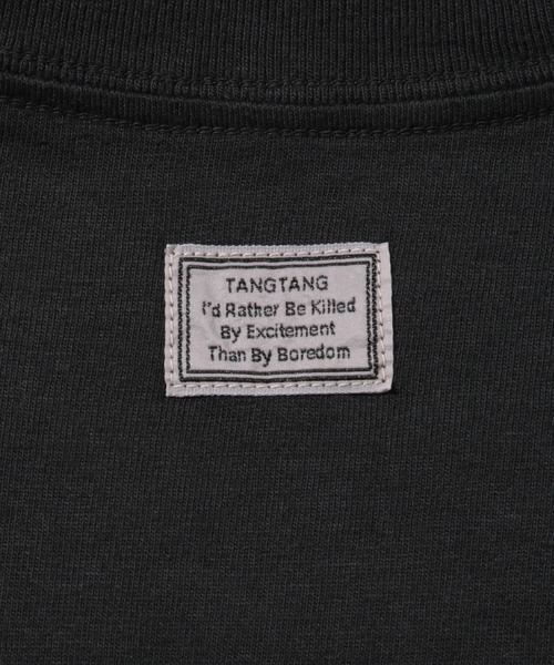 TANGTANG（タンタン）の「【TANGTANG/タンタン】WHATEVER BLUE INK BLACK（Tシャツ/カットソー・メンズ・スミクロ・L/XL）」の7枚目の写真