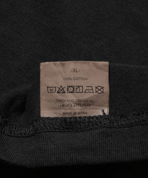 TANGTANG（タンタン）の「【TANGTANG/タンタン】WHATEVER BLUE INK BLACK（Tシャツ/カットソー・メンズ・スミクロ・L/XL）」の12枚目の写真