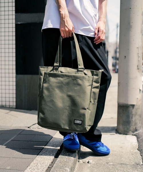UNIIT（ユニット）の「【NEVEREND/ネバーエンド】縦型トートバッグ（トートバッグ・メンズ・カーキ/ブラック/ネイビー・FREE）」の18枚目の写真