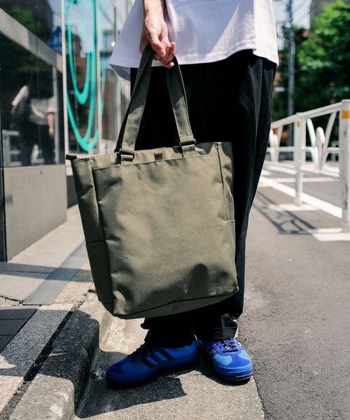 UNIIT（ユニット）の「【NEVEREND/ネバーエンド】縦型トートバッグ（トートバッグ・メンズ・カーキ/ブラック/ネイビー・FREE）」の19枚目の写真