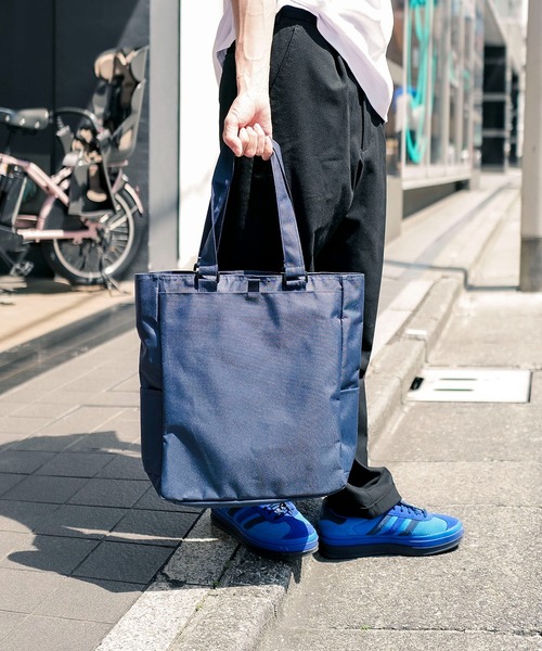 UNIIT（ユニット）の「【NEVEREND/ネバーエンド】縦型トートバッグ（トートバッグ・メンズ・カーキ/ブラック/ネイビー・FREE）」の21枚目の写真