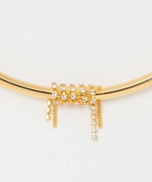 loni（ロニ）の「＜loni＞Bijou chain チョーカー（ネックレス・レディース・ゴールド/シルバー・FREE）」の5枚目の写真