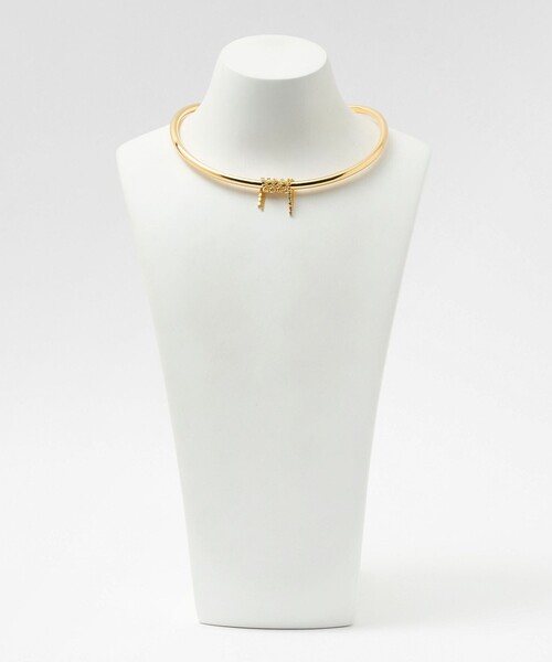 日本未発売【MARTYRE】Lennoxチョーカーネックレス GOLD loni＞Bijou chain チョーカー（ネックレス）｜loni（ロニ）の