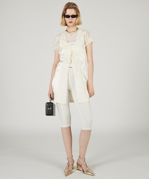 PRANK PROJECT（プランクプロジェクト）の「チュニックベスト / Tunic Vest（チュニック・レディース・ブラック/アイボリー/ネイビー・FREE）」の4枚目の写真