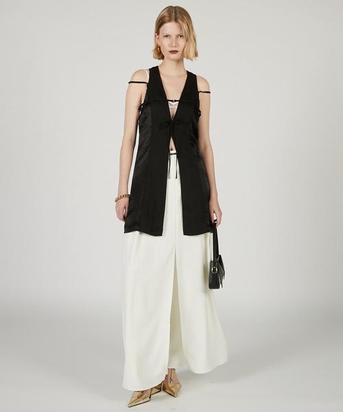 PRANK PROJECT（プランクプロジェクト）の「チュニックベスト / Tunic Vest（チュニック・レディース・ブラック/アイボリー/ネイビー・FREE）」の6枚目の写真