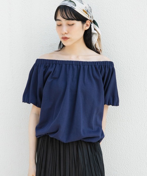 KBF(ケイビーエフ)の「リボンギャザースウェット(スウェット・レディース・グレー系その他/ネイビー/オートミール・ONE)」の9枚目の写真