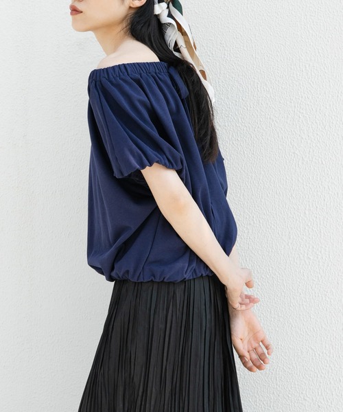 KBF(ケイビーエフ)の「リボンギャザースウェット(スウェット・レディース・グレー系その他/ネイビー/オートミール・ONE)」の10枚目の写真