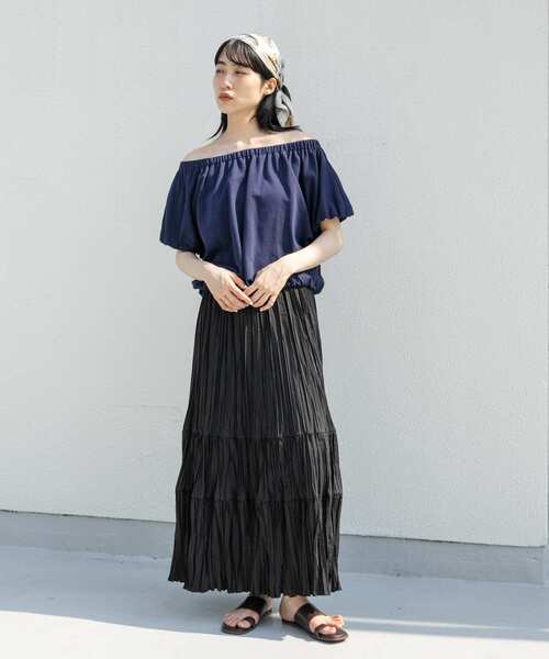 KBF(ケイビーエフ)の「リボンギャザースウェット(スウェット・レディース・グレー系その他/ネイビー/オートミール・ONE)」の20枚目の写真