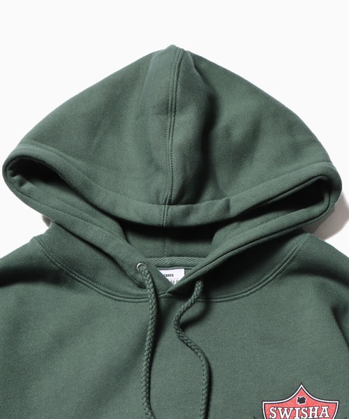 PLEASURES（プレジャー）の「PLEASURES/プレジャーズ SWISHA HOODIE フーディー オーバーサイズ 裏起毛（パーカー・メンズ・グリーン・XL）」の10枚目の写真