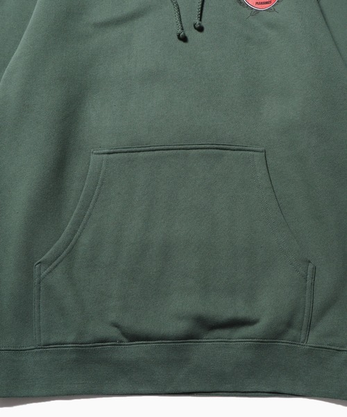 PLEASURES（プレジャー）の「PLEASURES/プレジャーズ SWISHA HOODIE フーディー オーバーサイズ 裏起毛（パーカー・メンズ・グリーン・XL）」の13枚目の写真