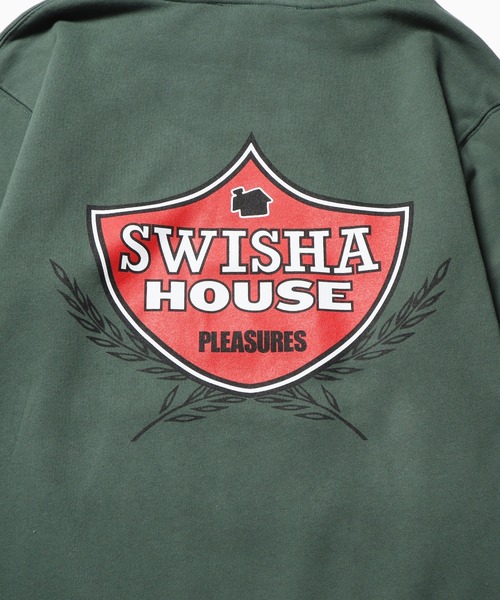 PLEASURES（プレジャー）の「PLEASURES/プレジャーズ SWISHA HOODIE フーディー オーバーサイズ 裏起毛（パーカー・メンズ・グリーン・XL）」の15枚目の写真
